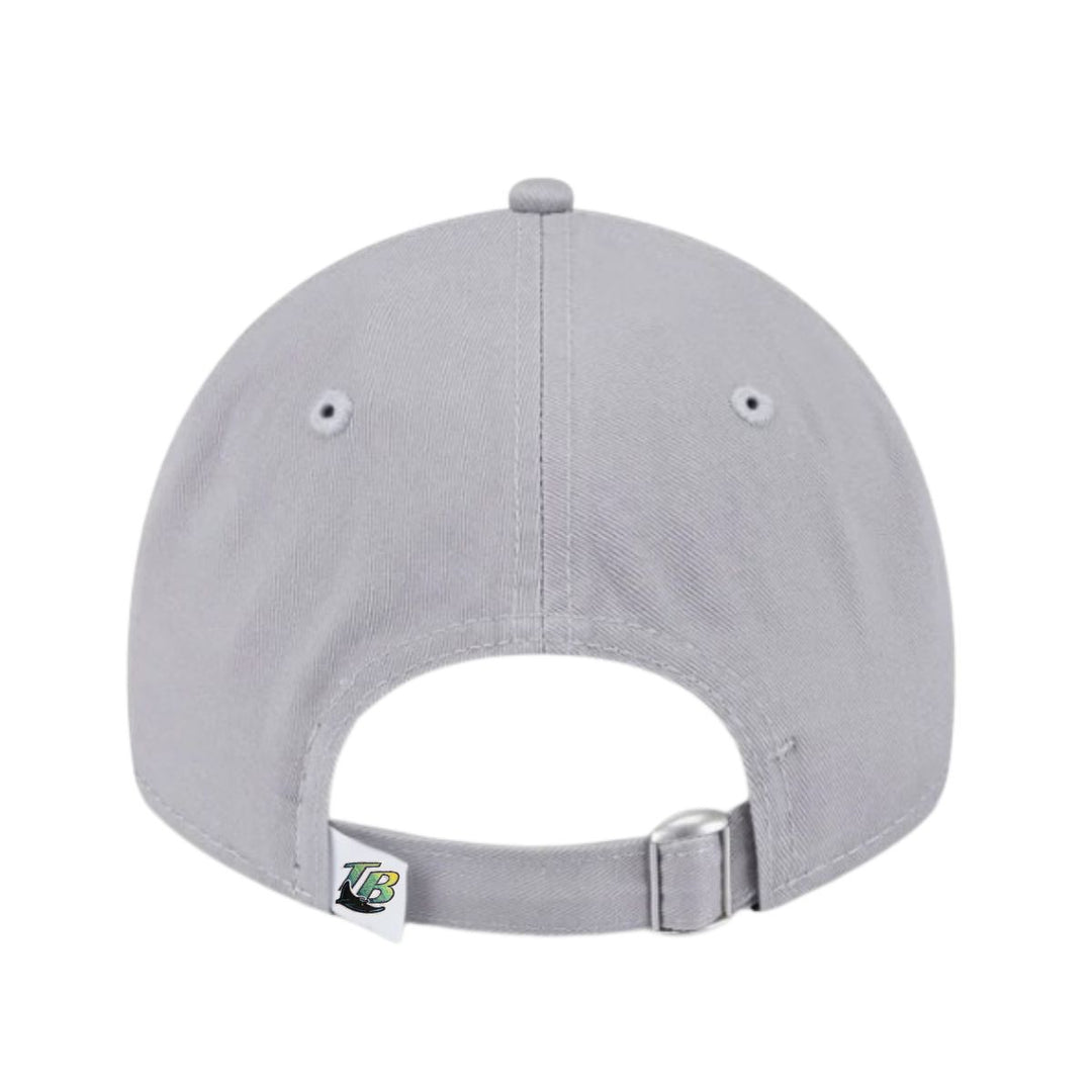 Rays New Era Devil Rays Grey Coop TB 9Twenty Adjustable Hat