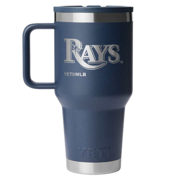Rays YETI Rambler 30 oz Navy Travel Straw Mug