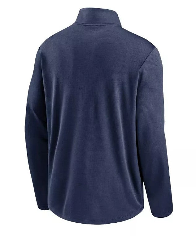 Rays Men's Nike Navy Burst Agility Dri-Fit Performance Half-Zip Jacket