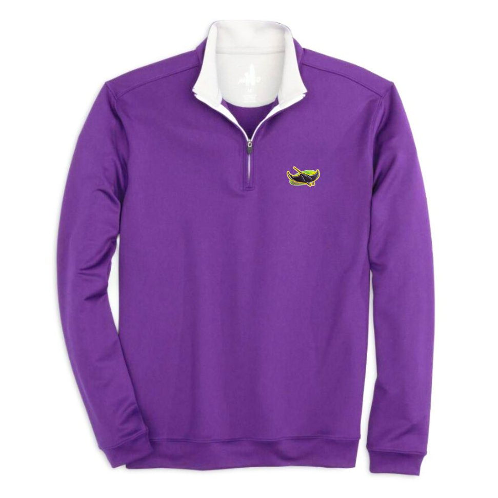 Tampa Bay Rays Men's Johnnie-O Purple Diaz Alt 1/4 Zip Pullover