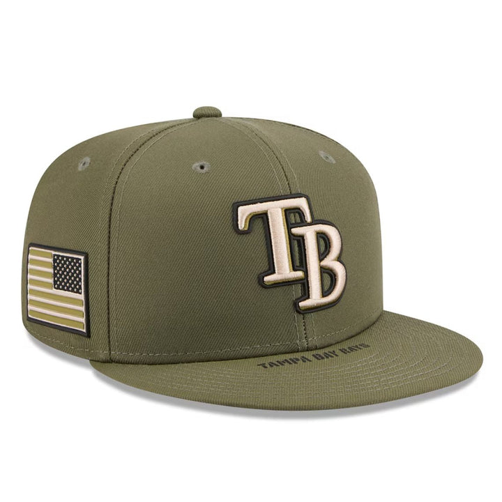 Rays New Era Olive Green 2026 Armed Forces Day 59Fifty Fitted Hat