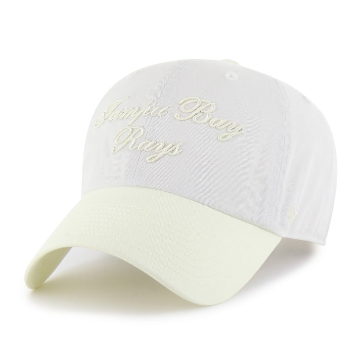 Rays Women's '47 White Volt TB Gelato Script Clean Up Adjustable Hat