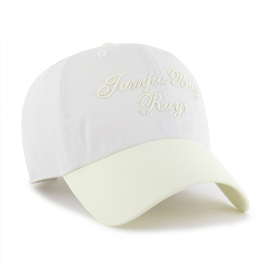 Rays Women's '47 White Volt TB Gelato Script Clean Up Adjustable Hat