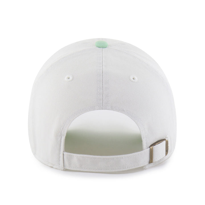 Rays Women's '47 White Green TB Gelato Script Clean Up Adjustable Hat