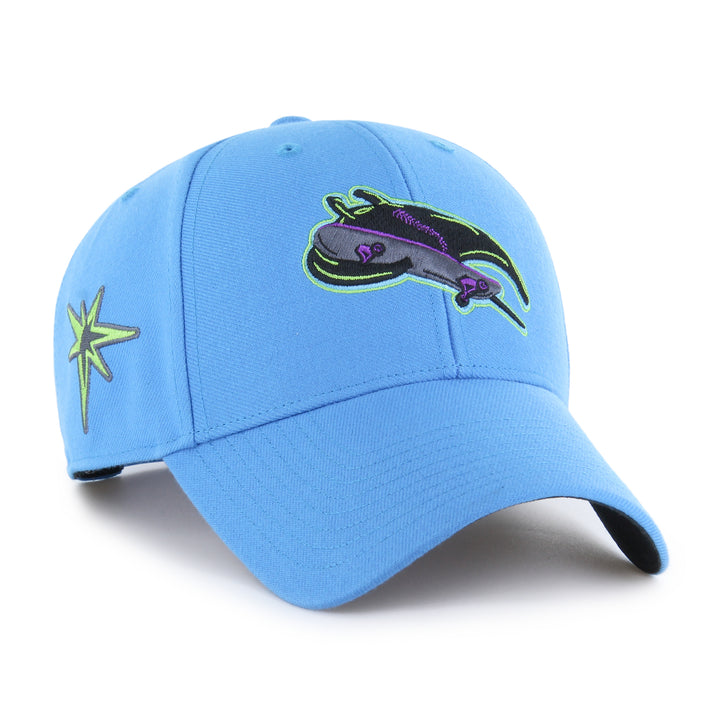 Rays '47 Brand Blue City Connect Skateray MVP Adjustable Hat