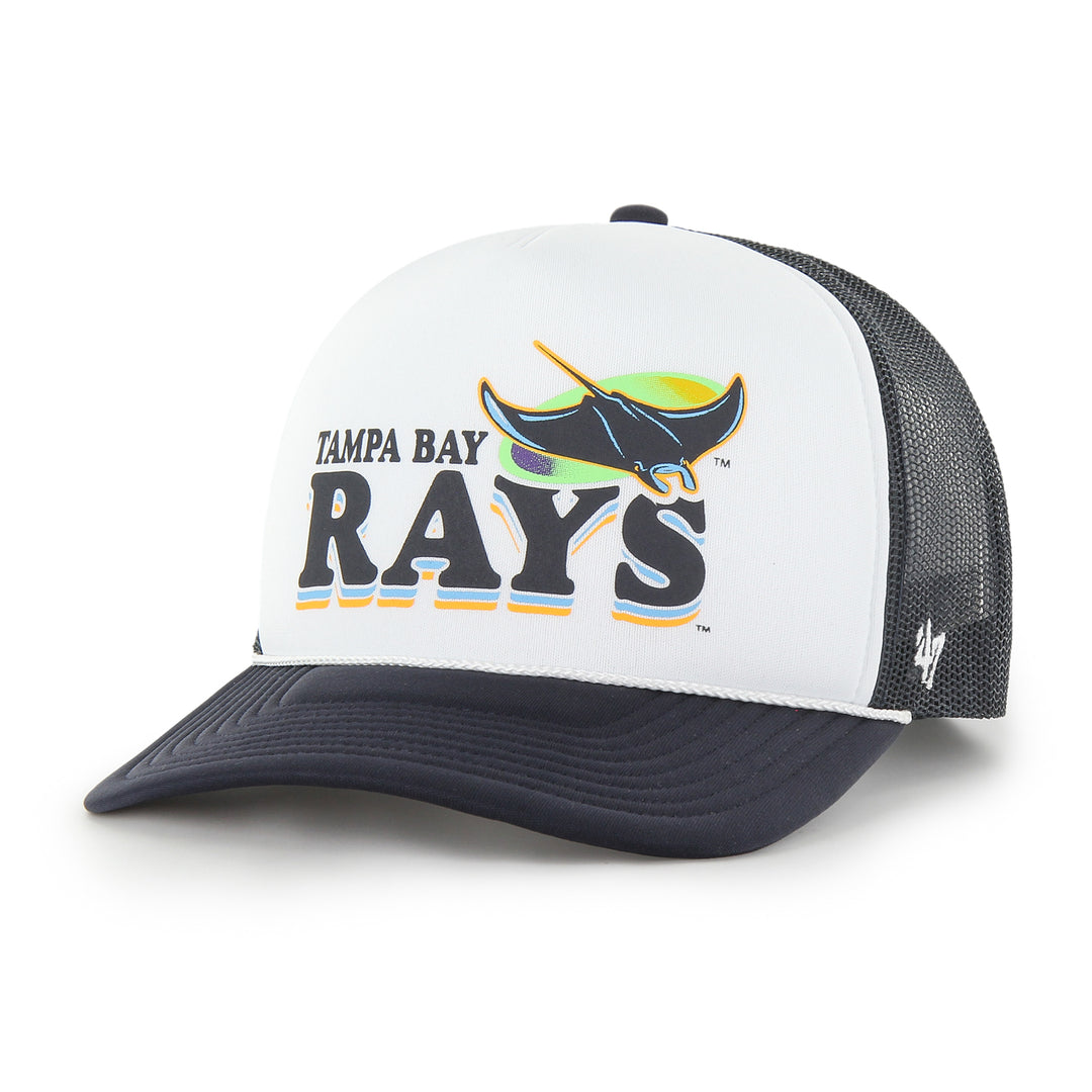 Rays '47 Brand Blue and White Retro Rays Snapback Trucker Hat