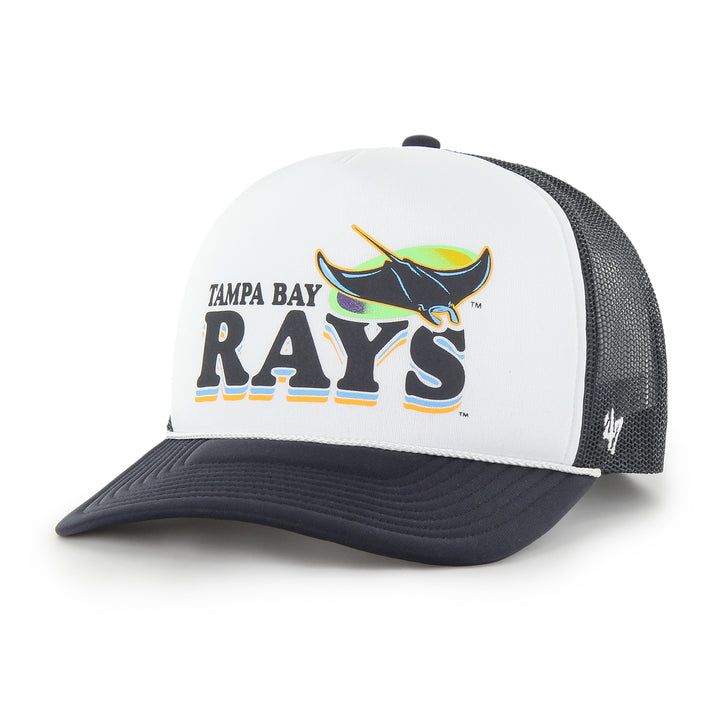 Rays '47 Brand Blue and White Retro Rays Snapback Trucker Hat