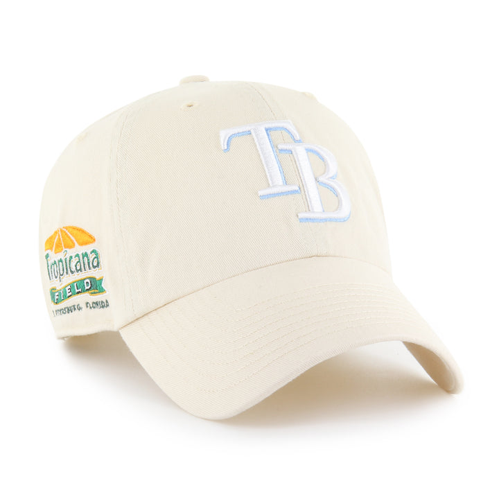 Rays '47 Brand Tan TB Tropicana Field Patch Clean Up Adjustable Hat