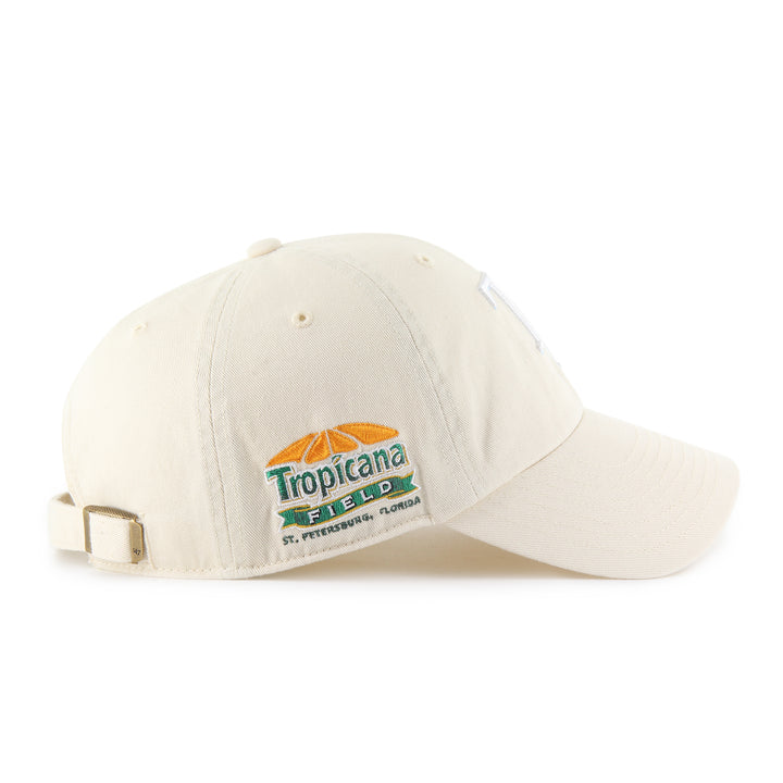 Rays '47 Brand Tan TB Tropicana Field Patch Clean Up Adjustable Hat