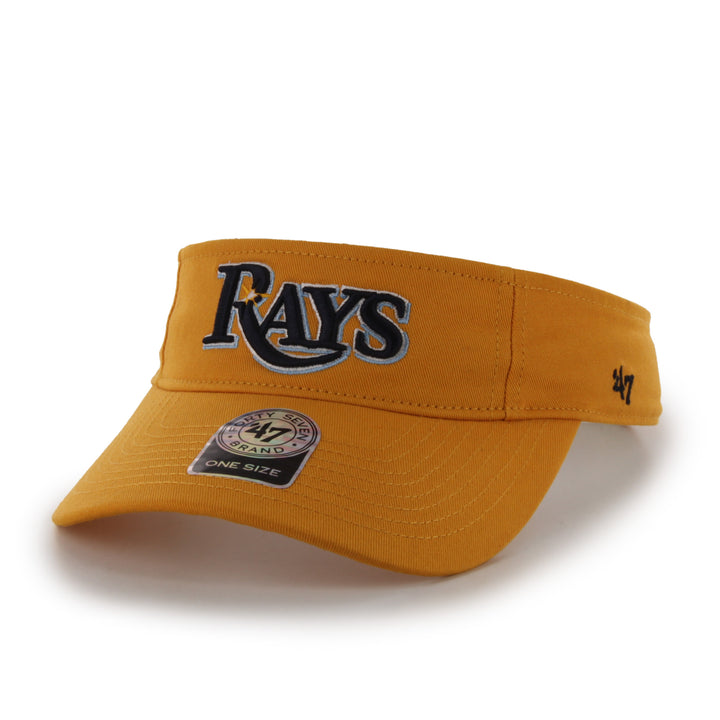Rays '47 Brand Gold Wordmark Visor