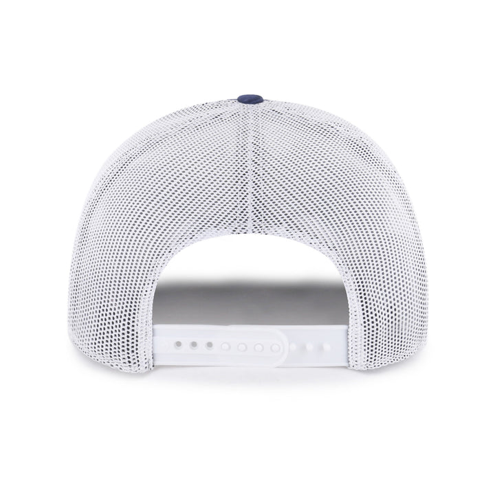Rays Women's '47 Brand Navy White With Love Trucker Snapback Hat