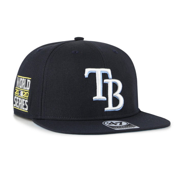 Rays '47 Brand Navy TB World Series '20 Captain Snapback Hat