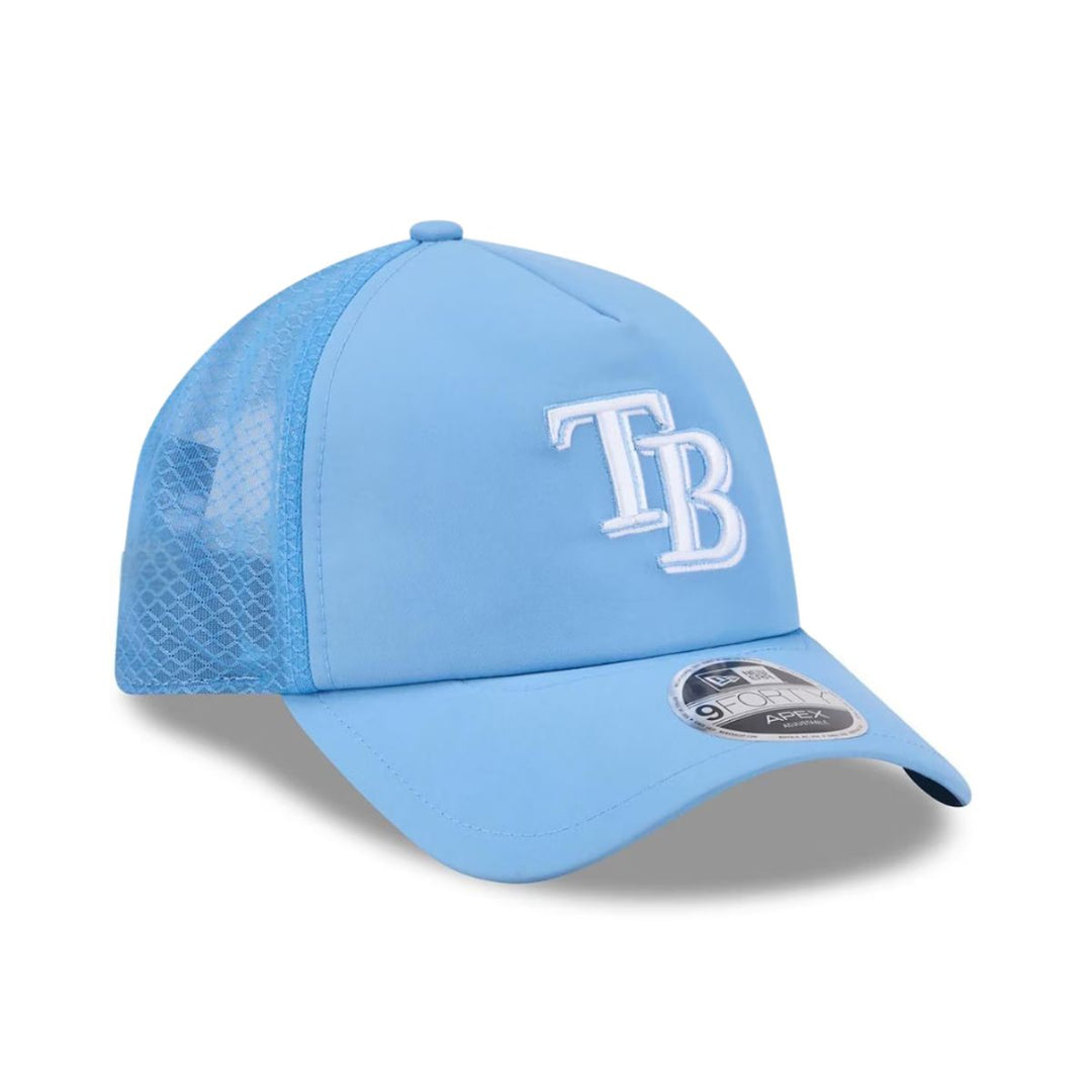 Rays New Era 2026 Light Blue Batting Practice TB 9Forty Apex Adjustable Hat