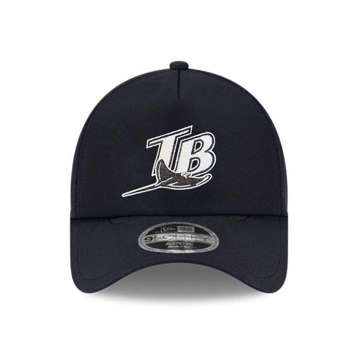 Rays New Era 2026 Black Batting Practice TB Coop 9Forty Apex Adjustable Hat