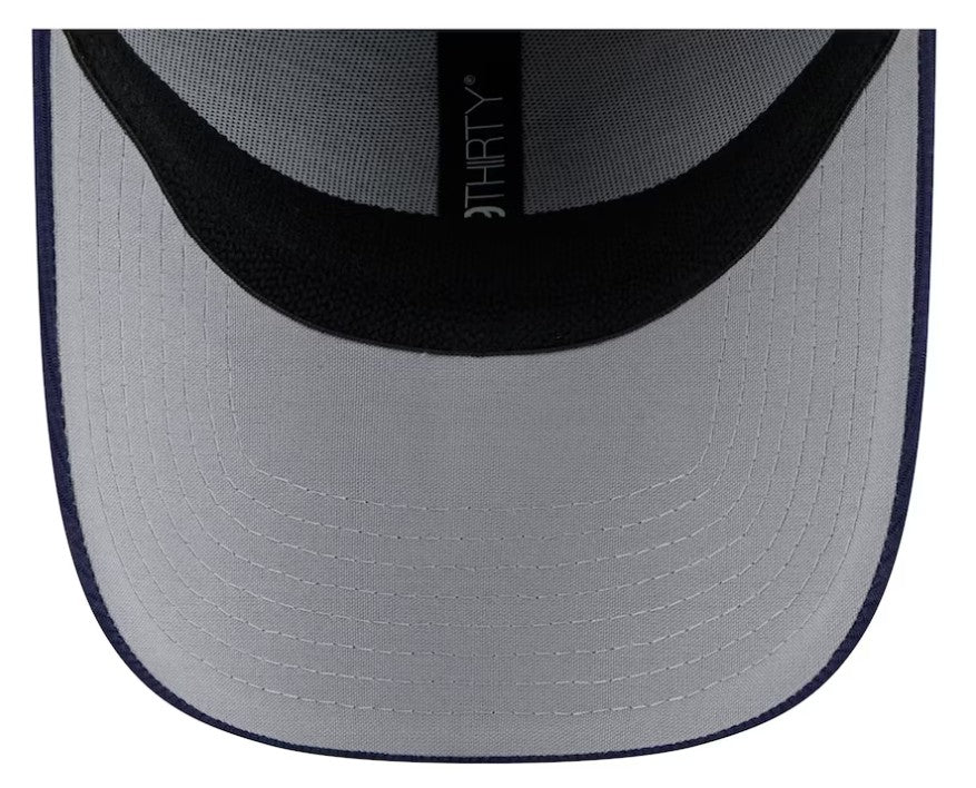 Rays New Era 2025 Grey Navy Batting Practice 39Thirty Flex Fit Hat