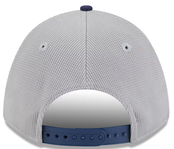 Rays New Era 2025 Grey Navy Batting Practice 9Forty M-Crown Hat