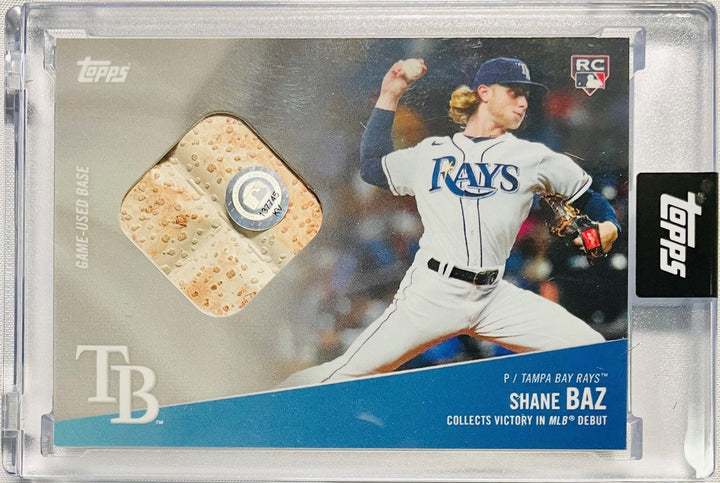 Rays Shane Baz Topps Baseball Relic Card