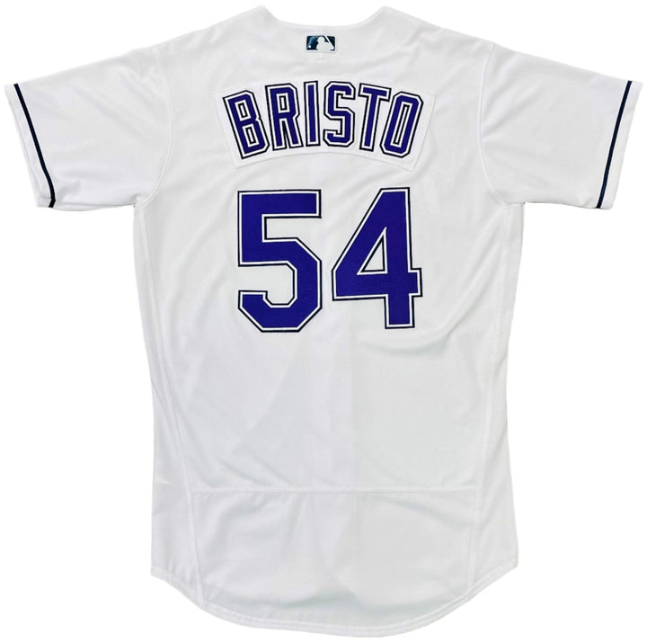 Rays Braden Bristo Team Issued Authentic Devil Rays Jersey