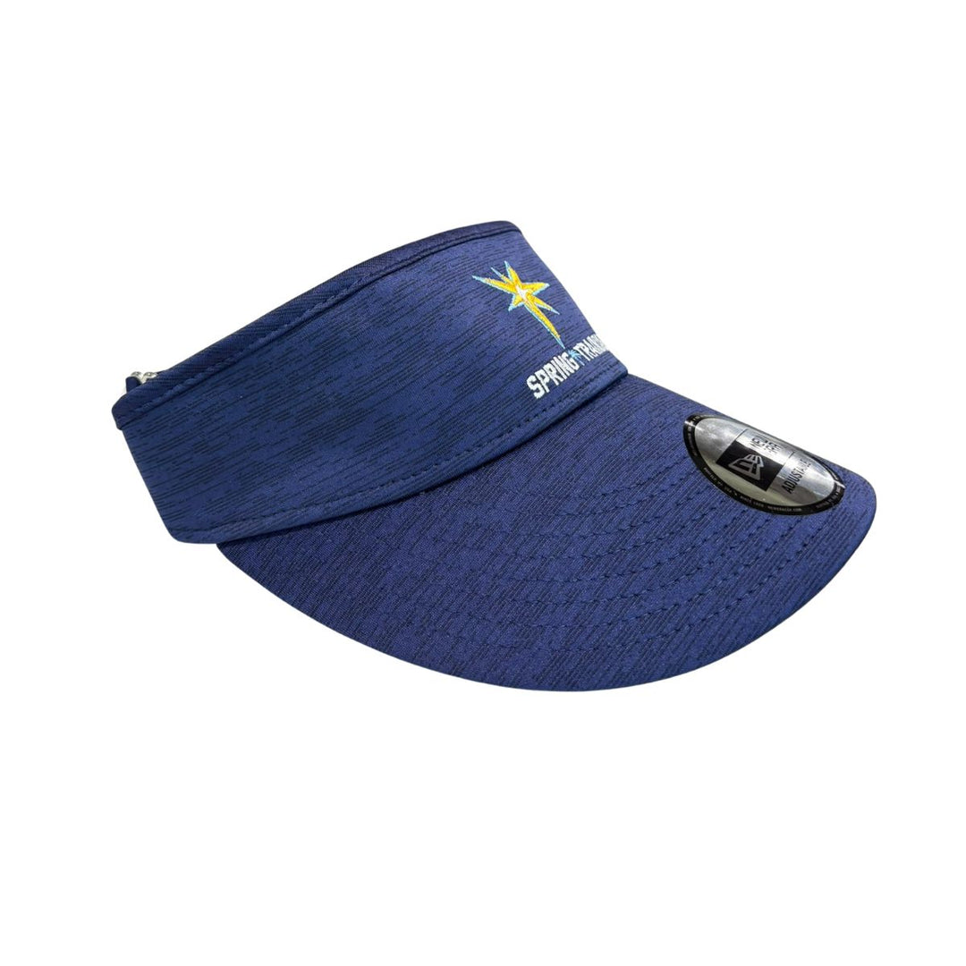 Rays New Era Spring Training 2025 Burst Script Adjustable Visor