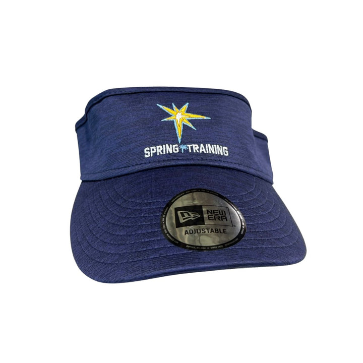 Rays New Era Spring Training 2025 Burst Script Adjustable Visor