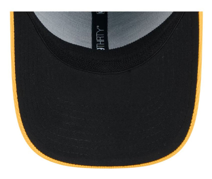 Rays New Era Light Blue/Yellow Burst 2025 Spring Training On-Field 39Thirty Flex Fit Hat