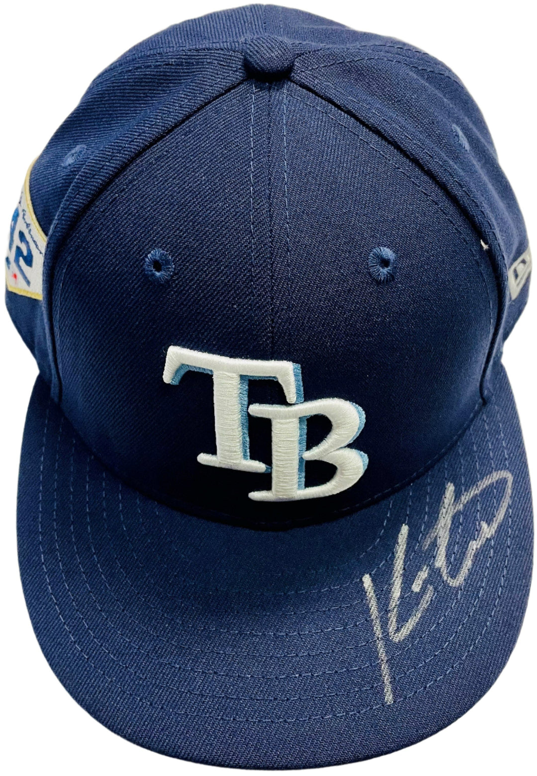 Rays Kevin Cash Team Issued Authentic Autographed Jackie Robinson Day Hat