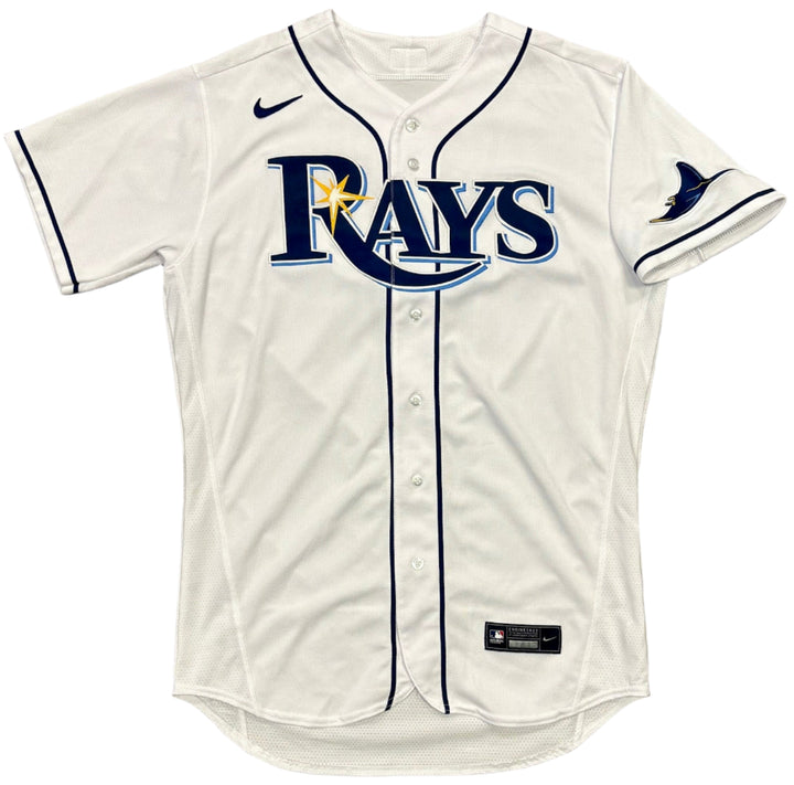 Rays Kevin Cash Authentic Autographed White Jersey