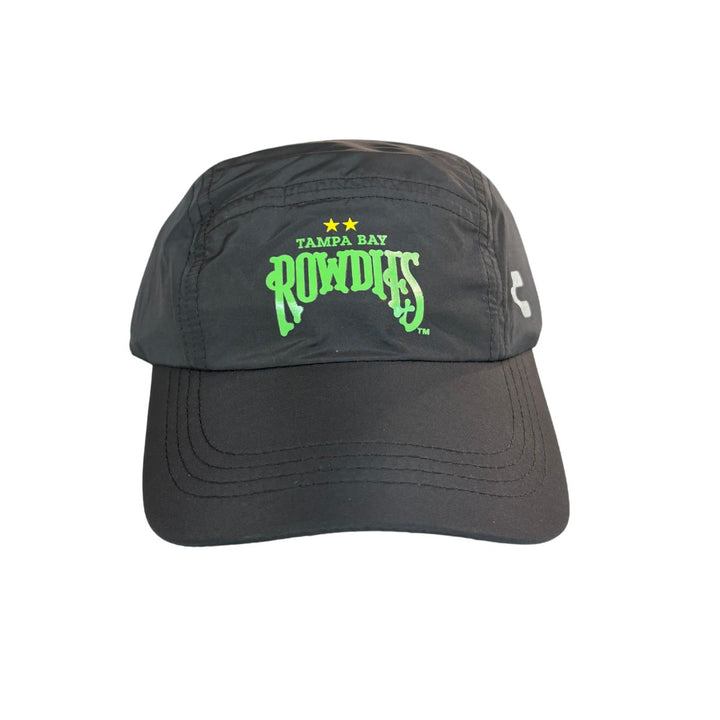 Rowdies Charly Black Two Star Logo Adjustable Hat