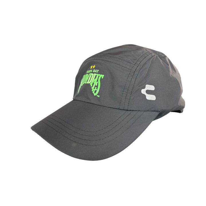 Rowdies Charly Black Two Star Logo Adjustable Hat