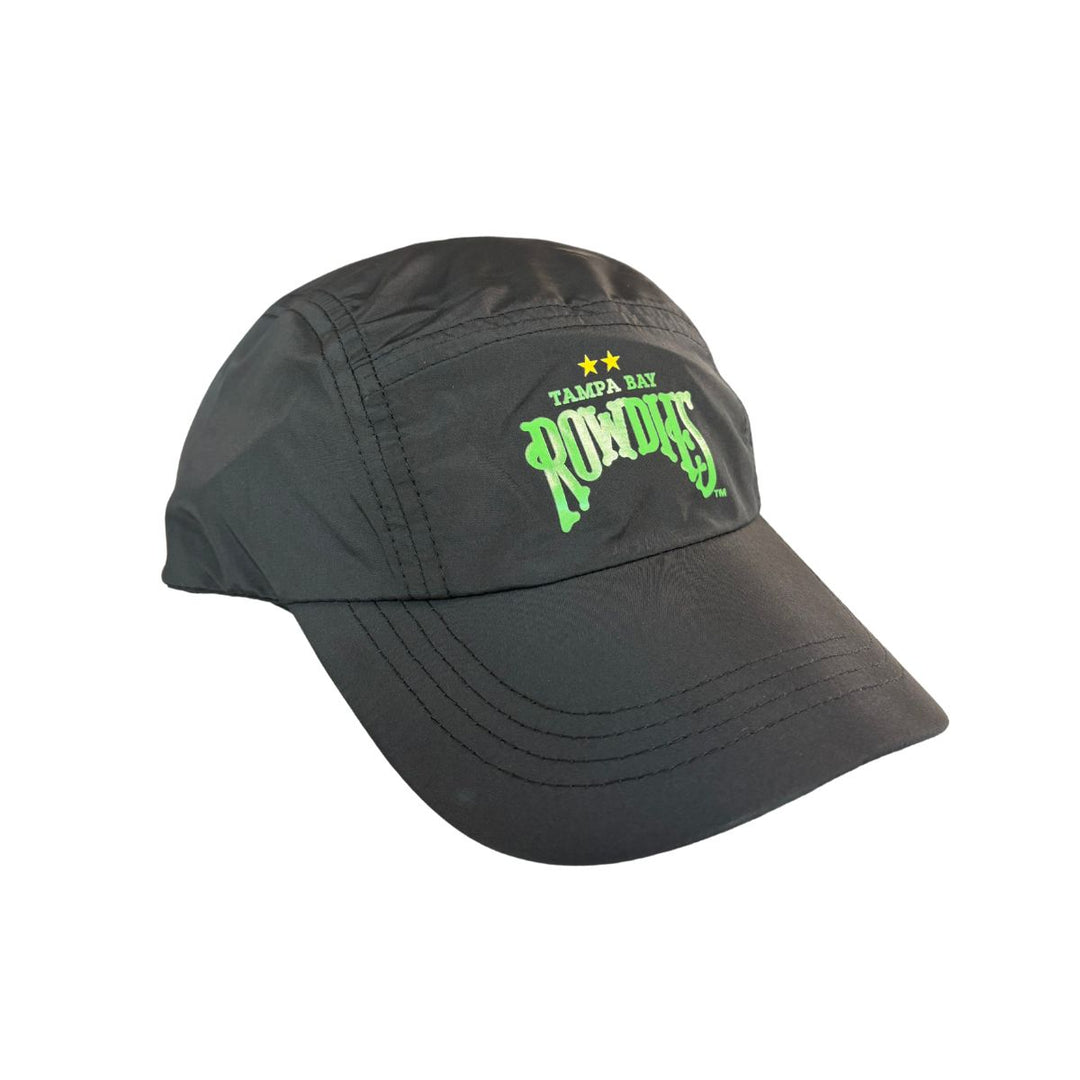 Rowdies Charly Black Two Star Logo Adjustable Hat