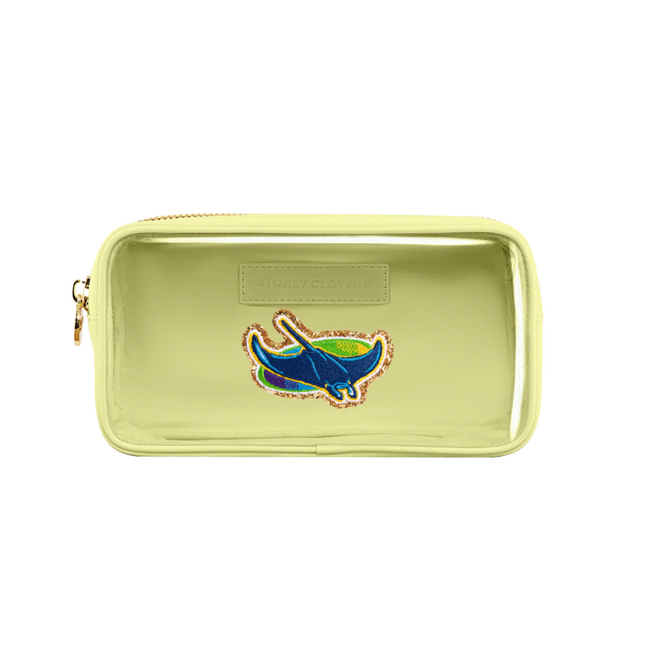 Rays Yellow Stoney Clover Alt Small Clear Pouch