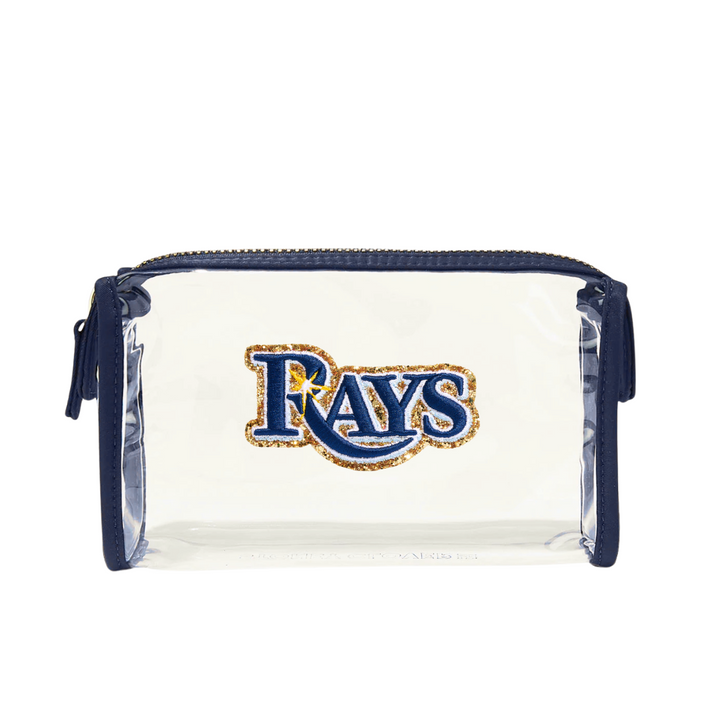 Rays Navy Stoney Clover Rays Clear Travel Pouch