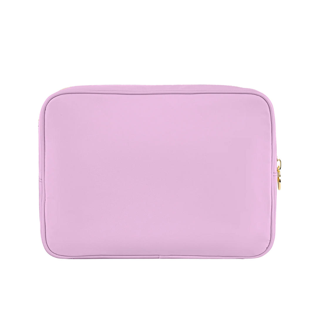 Rays Purple Stoney Clover Alt Clear Large Pouch