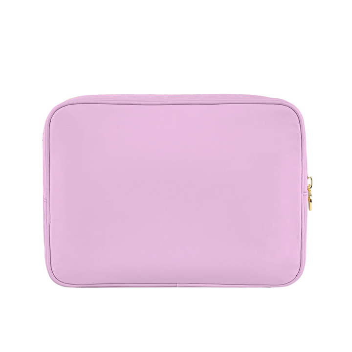 Rays Purple Stoney Clover Alt Clear Large Pouch