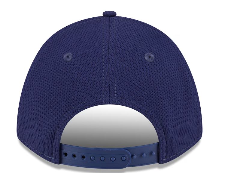 Rays New Era Navy Burst 2025 Clubhouse 9Forty M-Crown Snapback Hat