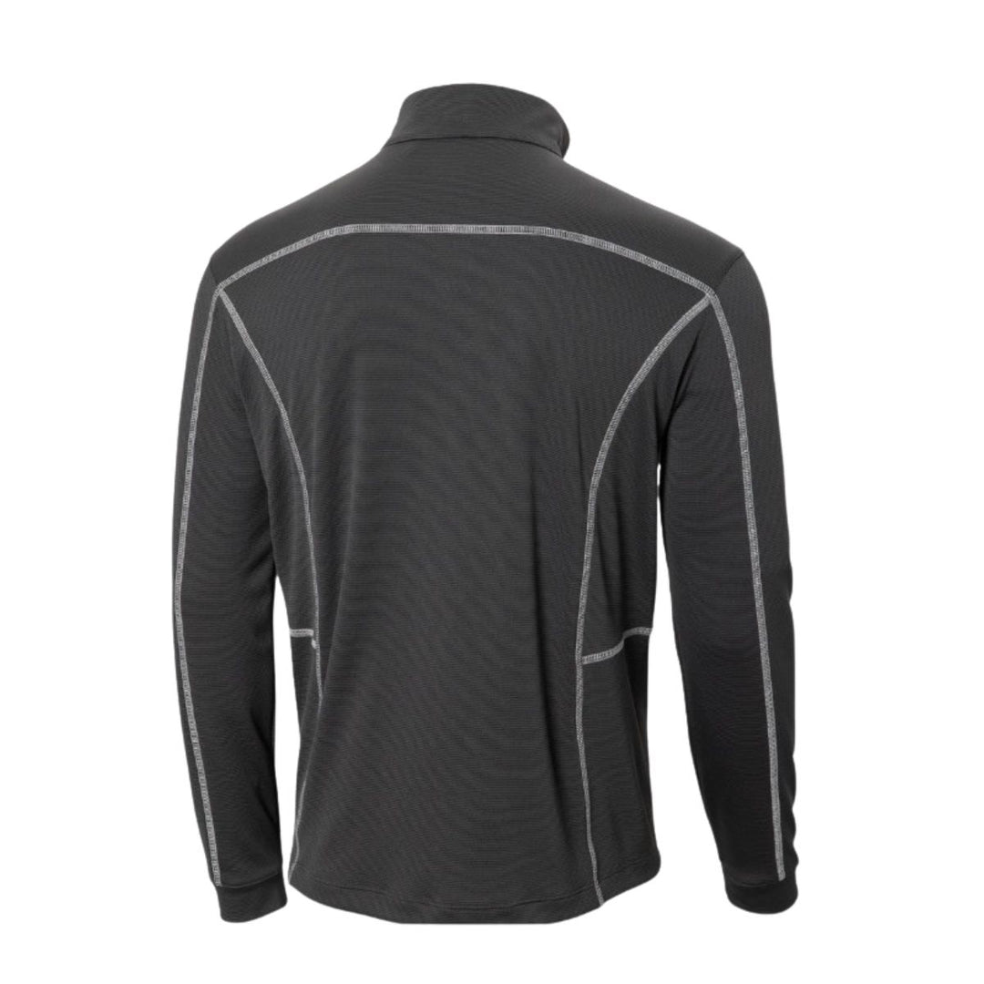 Rays Men's Columbia Omni-Wick Shotgun Coop Gray 1/4 Zip Pullover.