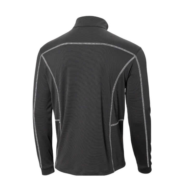 Rays Men's Columbia Omni-Wick Shotgun Coop Gray 1/4 Zip Pullover.