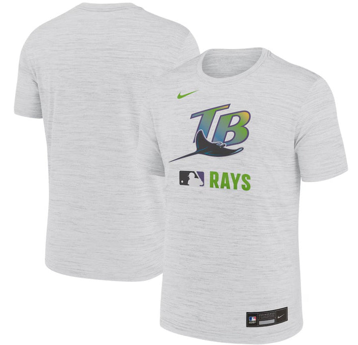 Rays Men's Nike 2025 Grey Devil Rays Coop Authentic Collection Velocity Dri Fit T-Shirt