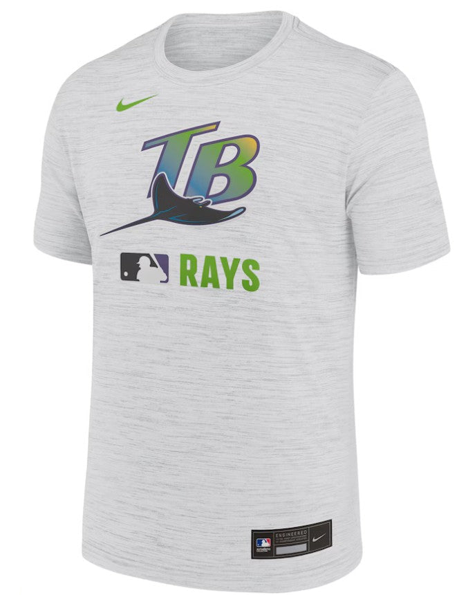 Rays Men's Nike 2025 Grey Devil Rays Coop Authentic Collection Velocity Dri Fit T-Shirt