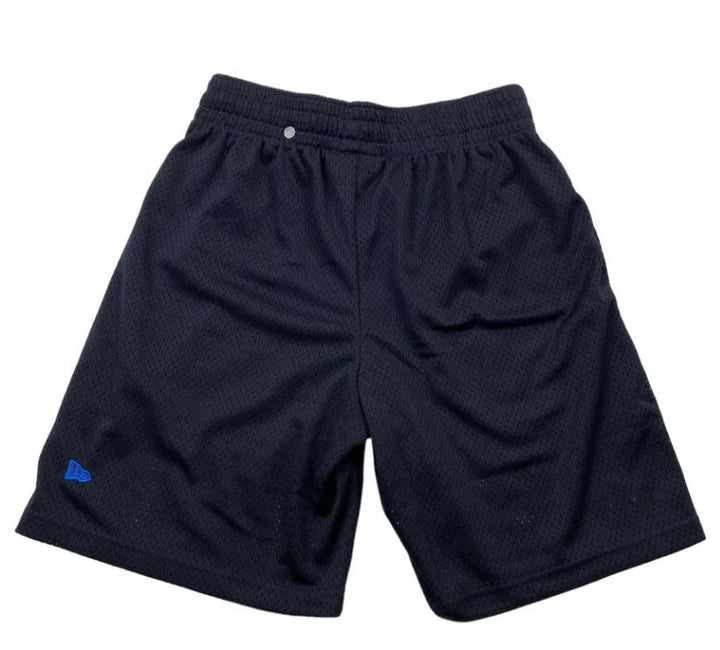 Rays Men's New Era Black Devil Rays Coop Mesh Shorts