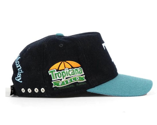 Rays '47 Brand Diet Starts Monday Navy Tropicana Field Side Patch Hitch Snapback Hat