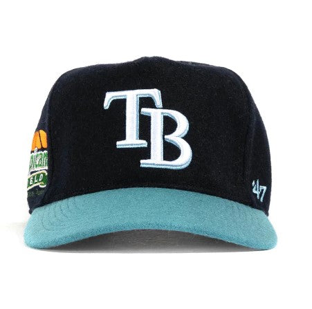 Rays '47 Brand Diet Starts Monday Navy Tropicana Field Side Patch Hitch Snapback Hat