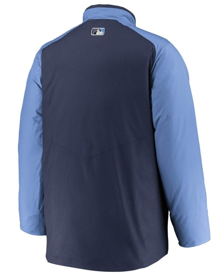 Rays Men's Nike Navy TB Authentic Collection Dugout Full-Zip Jacket