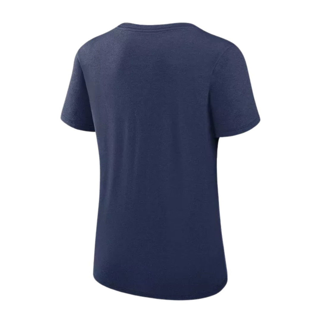 Rays Women's Nike Navy Authentic Collection Early Work Wordmark T-Shirt