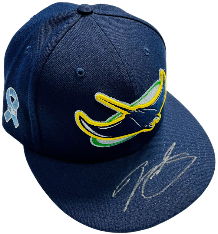 Rays Tyler Glasnow Team Issued Authentic Autographed Father’s Day Hat