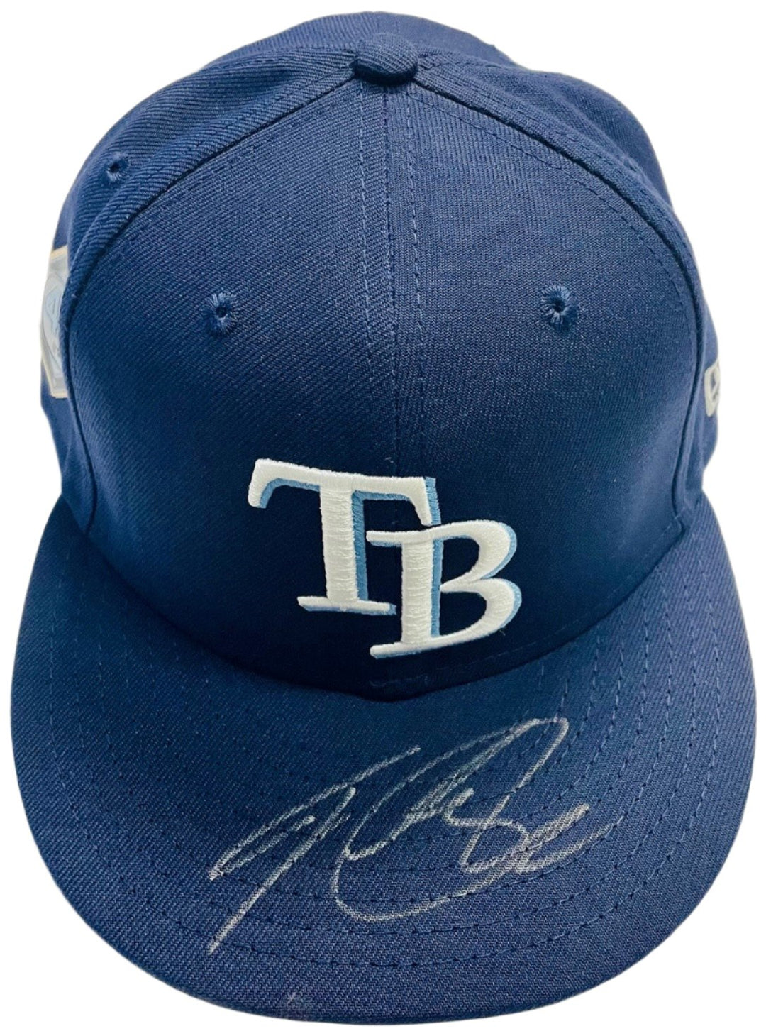 Rays Tyler Glasnow Game Used Authentic Autographed Jackie Robinson Day Hat