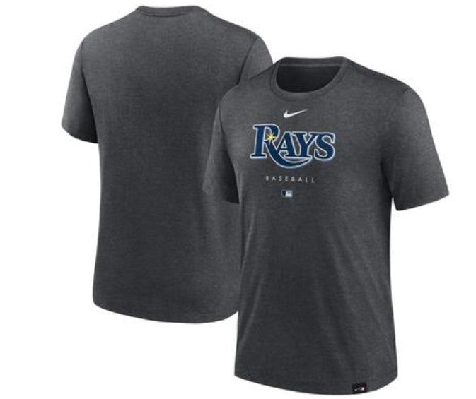 Rays Men's Nike Grey Early Work Wordmark T-Shirt – The Bay Republic