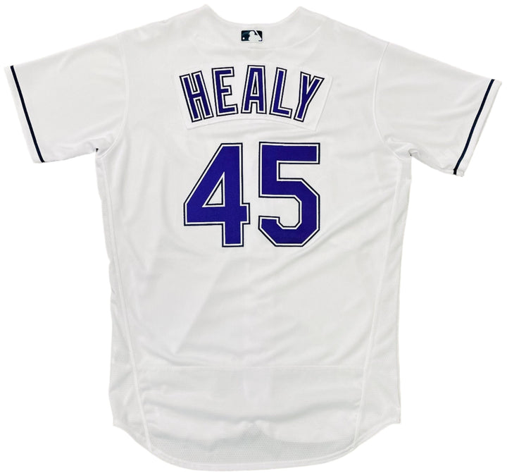 Rays Ryon Healy Team Issued Authentic Devil Rays Jersey