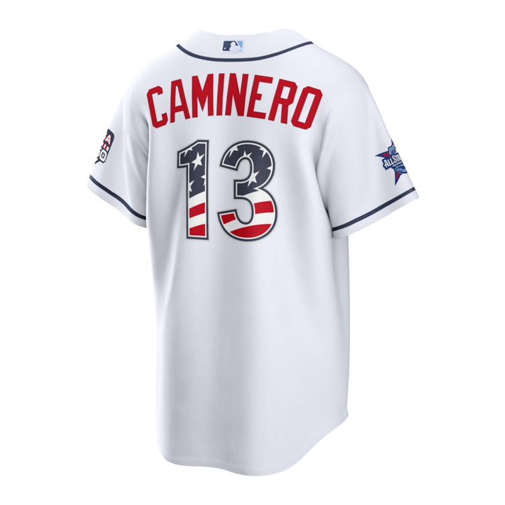 Rays Men's Nike 2026 All-Star Stars & Stripes Junior Caminero Jersey