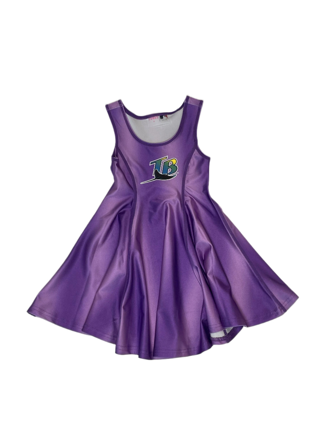 Rays Youth TEREZ Devil Rays Purple Ombre Skater Dress